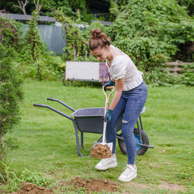 Berry&Bird English-style flat shovel ideal for digging and transplanting