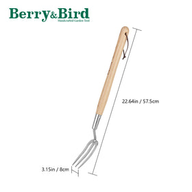 Berry&Bird weatherproof handle remains secure in wet conditions.