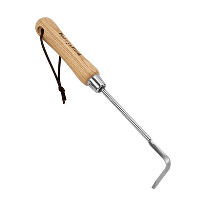 Berry&Bird Garden Hook Weeder L-shape close-up for precise crack weeding.
