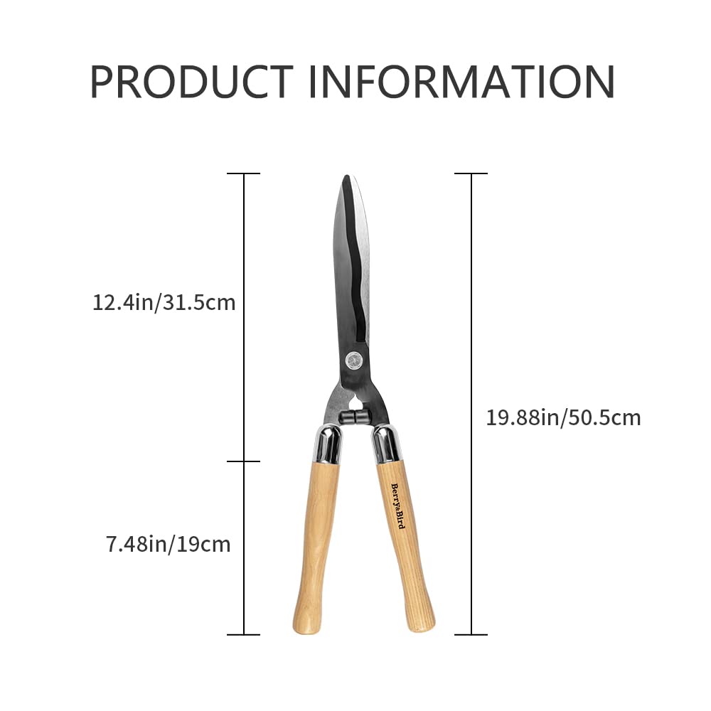 Berry&Bird hedge shears highlight use around hedge borders for neat edges