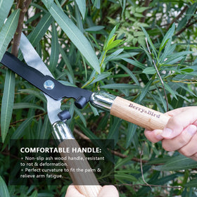 Berry&Bird hedge shears are lightweight and balanced for ease