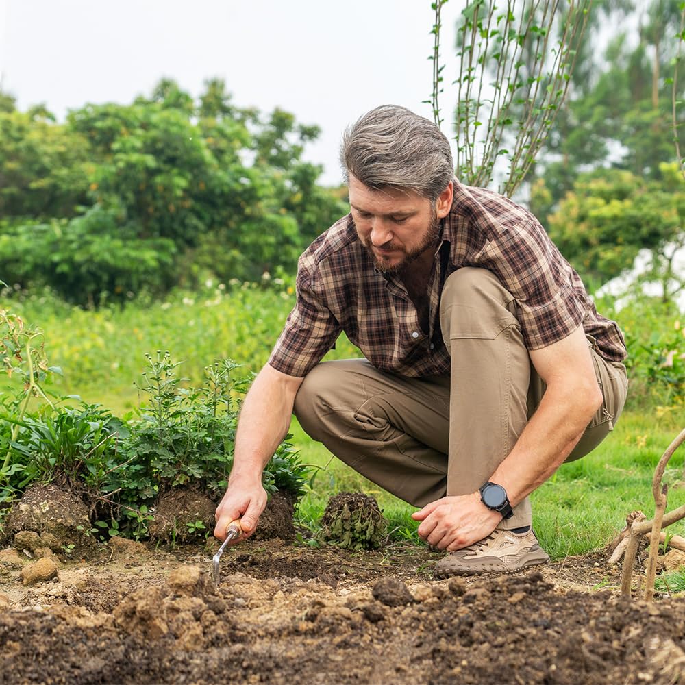 Berry&Bird Garden Hook Weeder soil loosening for easy cultivation.