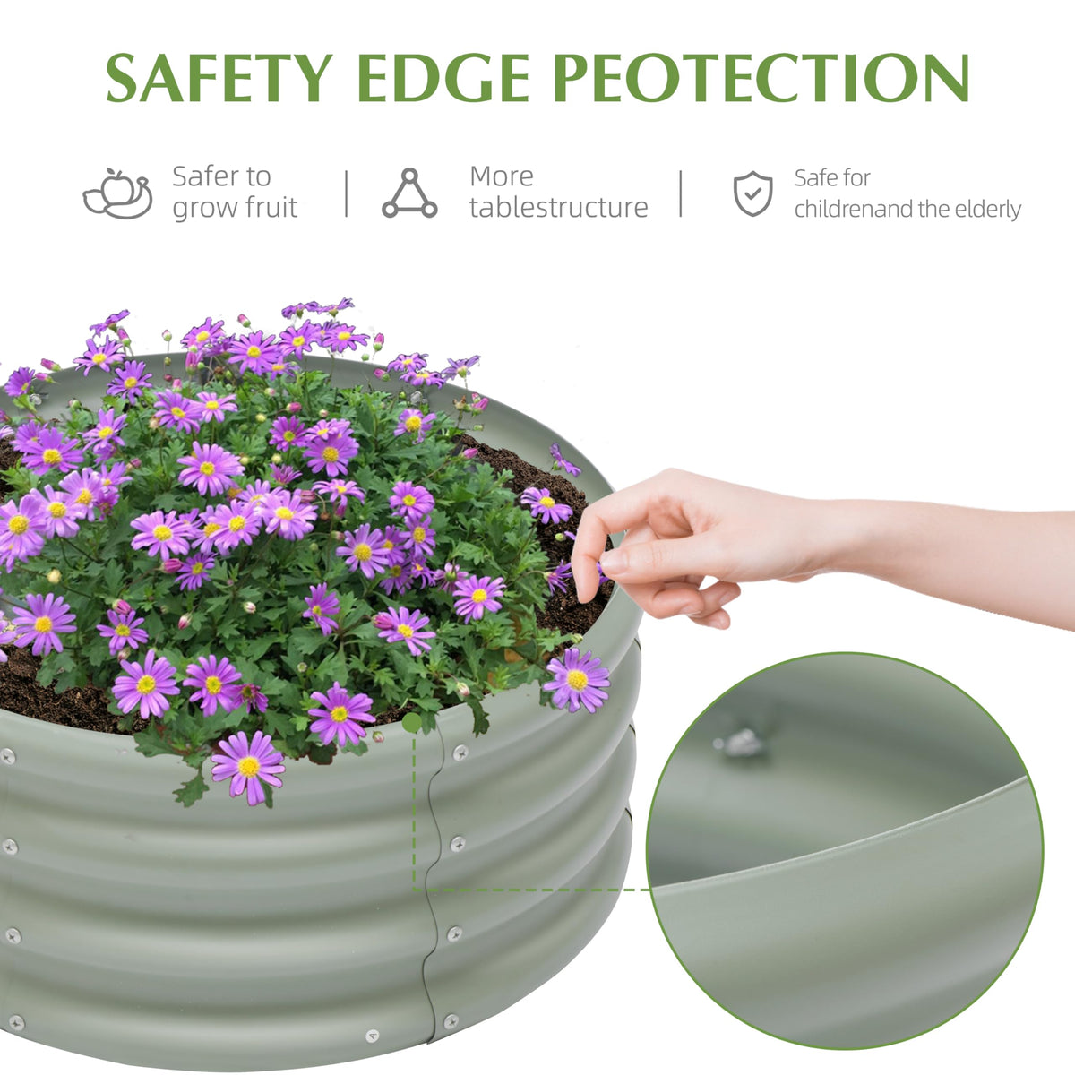 Besebay 2-pack dimensions 2ft by 2ft suitable for multiple plants