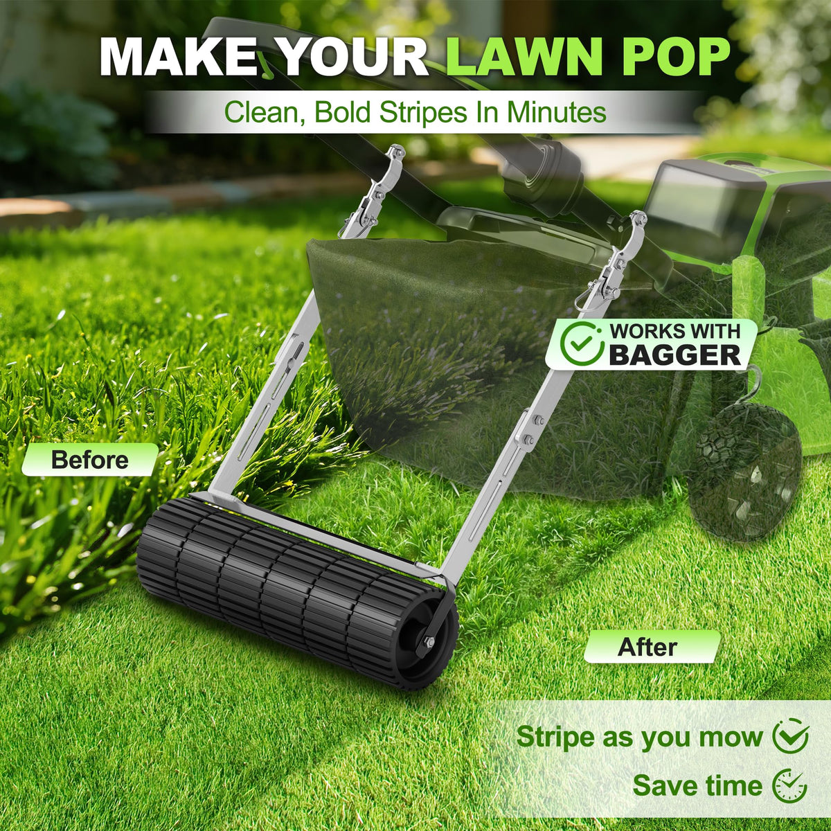 Beseetop striping kit stainless steel frame improves durability and rust resistance.