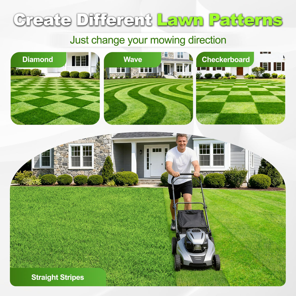 Universal bracket fits 21-inch mowers for secure, adaptable mounting.