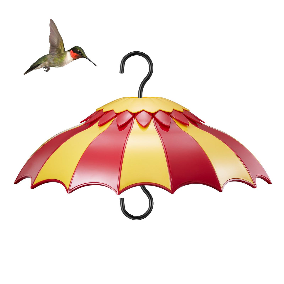 Beserie bird feeder baffle 14-inch shields nectar from rain and sun