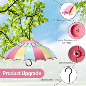 Beserie baffle's bright colors attract more wild birds and hummingbirds.