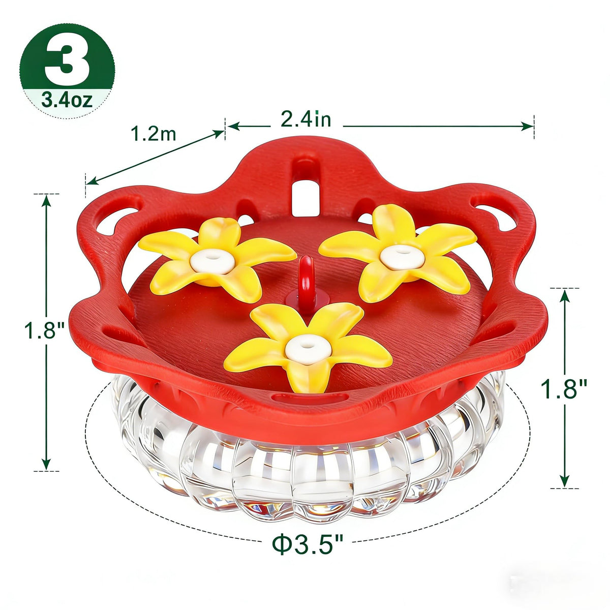Beserie feeder designed for durable outdoor use in all weather