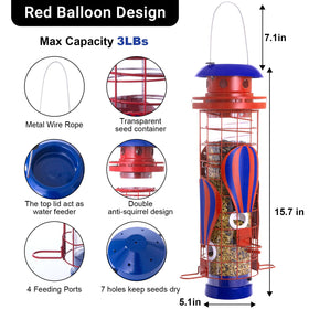 Beserie sturdy metal construction withstands wind and weather