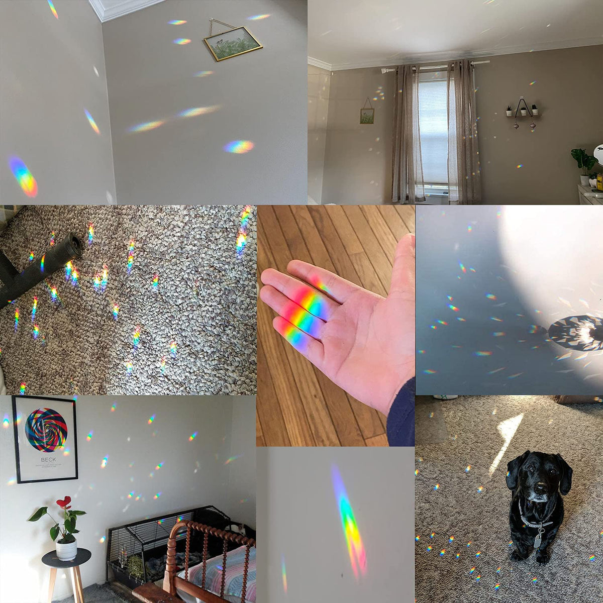 Besimple wedding decor crystal ball prism adds romantic lighting effects