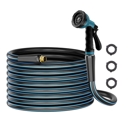 Besiter heavy-duty garden hose 50ft for outdoor cleaning and watering