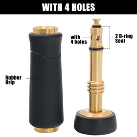 Besiter high-pressure nozzle offers a soft stream for gentle plant care and patio cleaning.