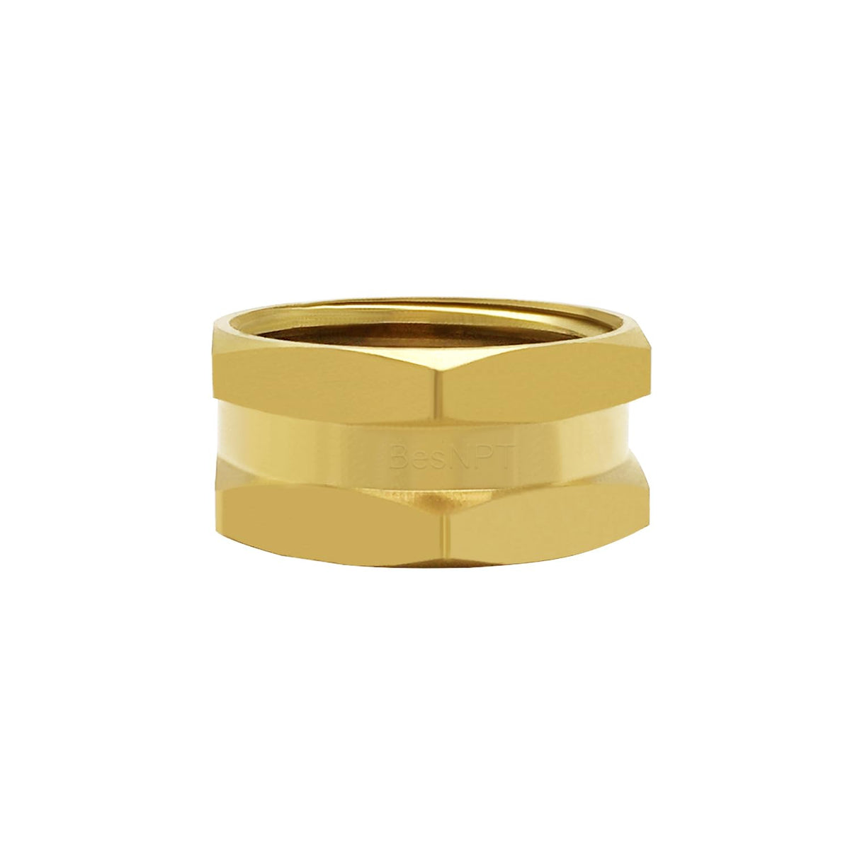 BesNPT brass end cap with hand-install design for tool-free use.