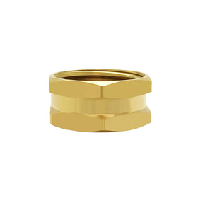 BesNPT brass end cap with hand-install design for tool-free use.