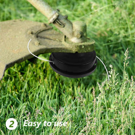 BESPORTBLE grass head wild badger attachment offers durable nylon build for long-lasting use.