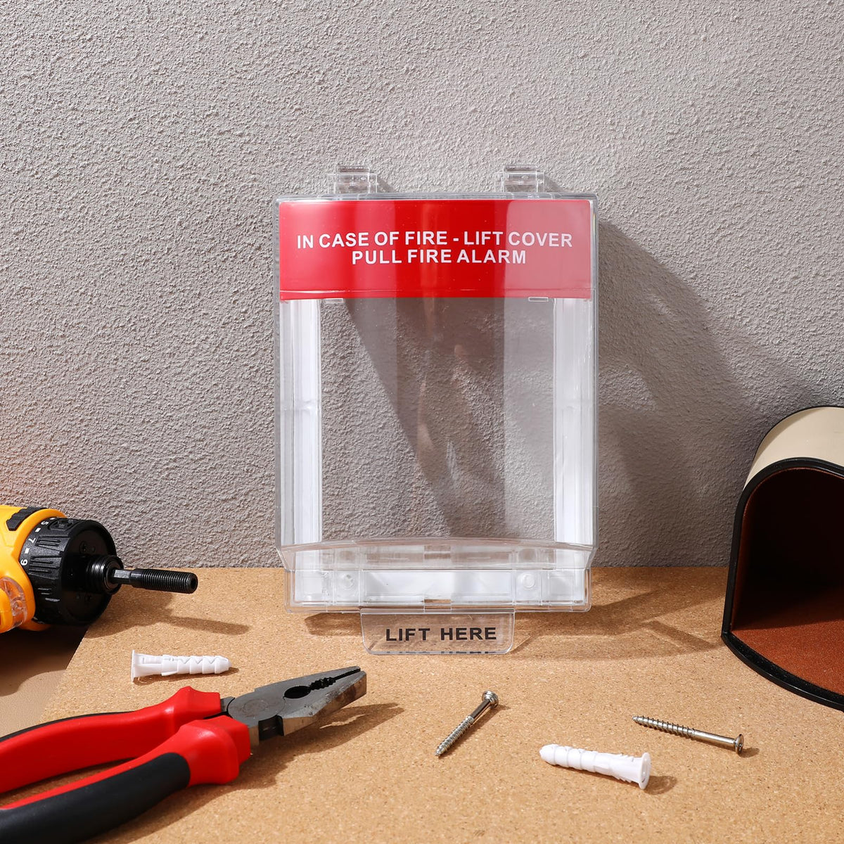 BESPORTBLE pull station cover serves as a practical fire safety accessory.