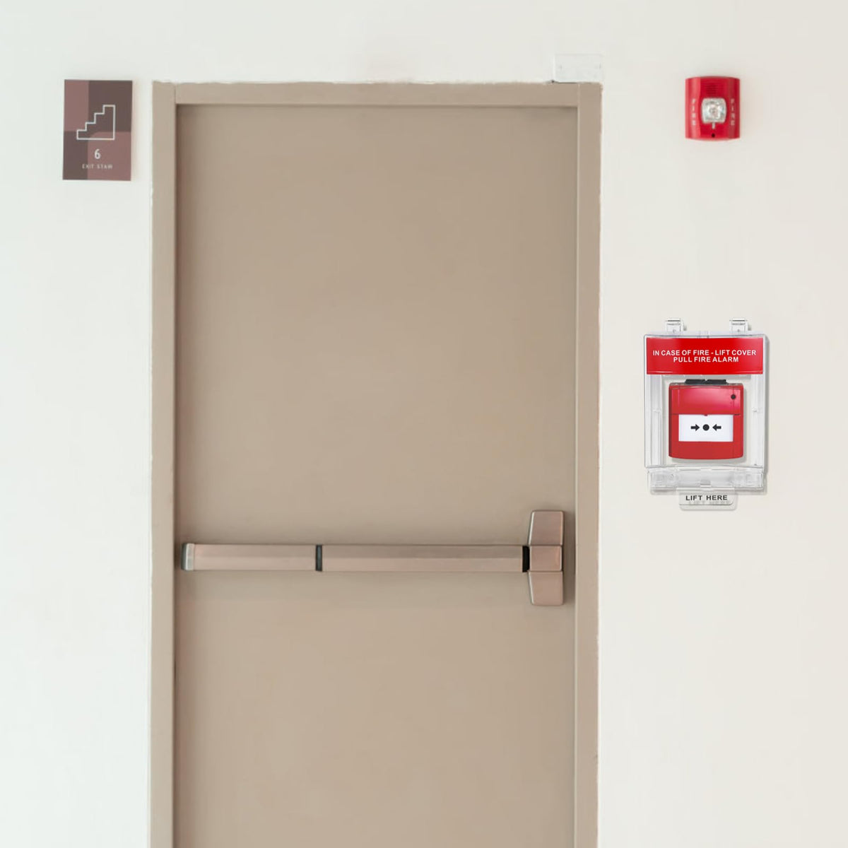 BESPORTBLE pull station cover acts as a protective wrap for the call point.