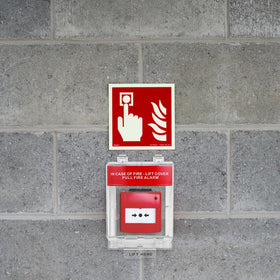 BESPORTBLE pull station cover features a transparent design that preserves visibility.