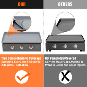 BESSIO food-grade silicone ensures safe, durable grill use