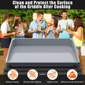 BESSIO full-coverage mat protecting the entire 17-inch Blackstone surface