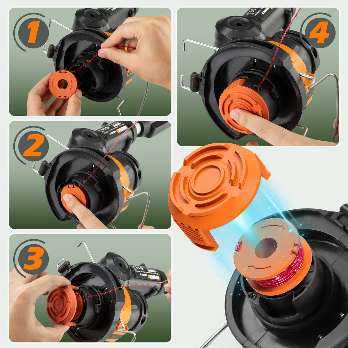Bessport WA0010 nylon material emphasizes durability and smooth cutting.