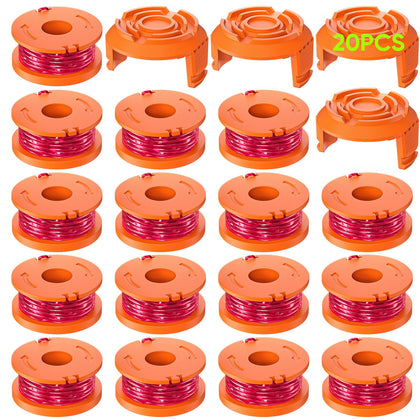Bessport WA0010 spool pack front view shows durable Worx replacement line.