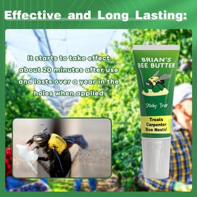 Best Bee Trap extension tube shown for reaching tight wood cavities