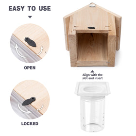 Best Bee Trap removable vault feature for simple cleaning