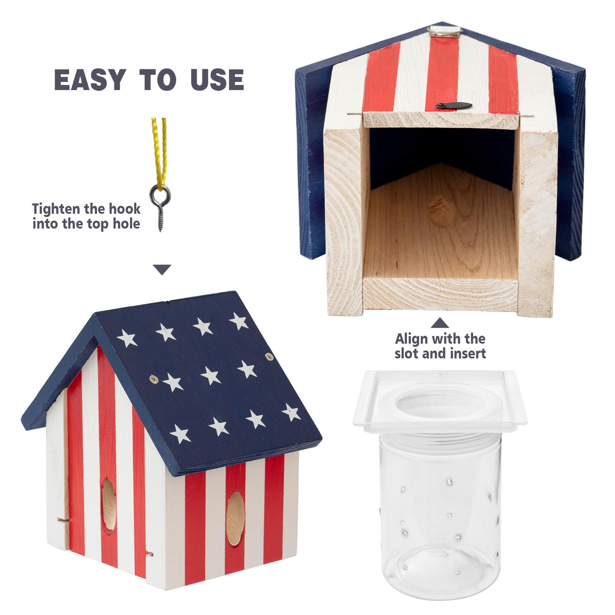 Best Bee Trap faces south or southwest for optimal exposure.