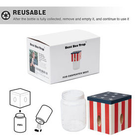Best Bee Trap two-pack saves space and covers multiple outdoor spots.