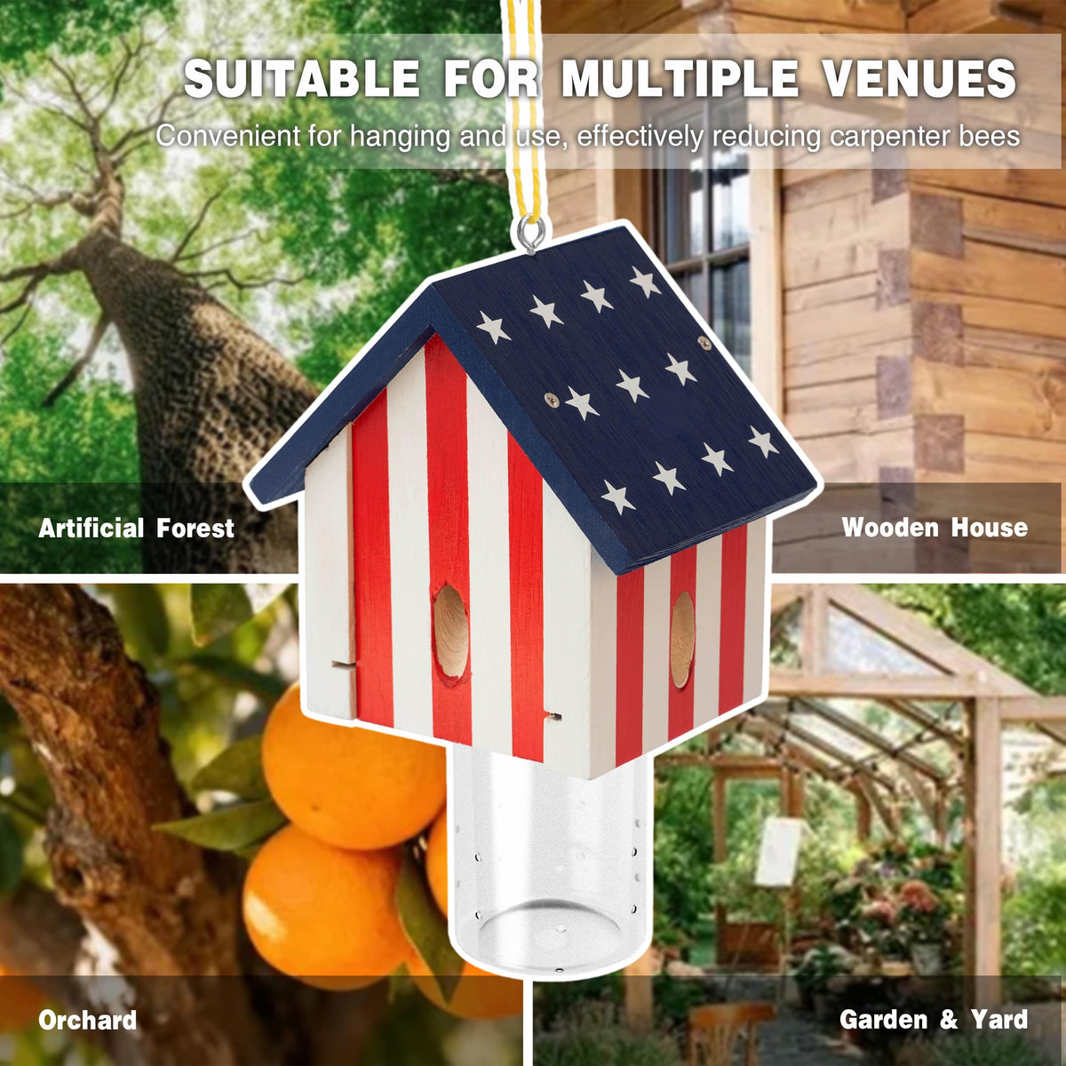 Best Bee Trap reinforced with screws and horse nails for durability.
