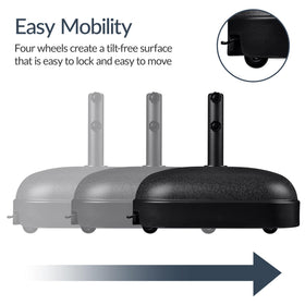 Best Choice dome-style umbrella base provides wind-stable design