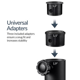 Best Choice umbrella base ensures a stable setup on various surfaces