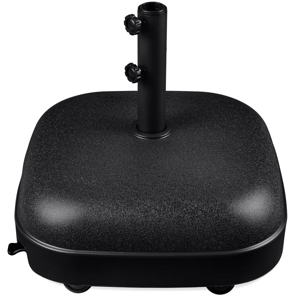 Best Choice Products umbrella base with wheels for easy mobility on patios