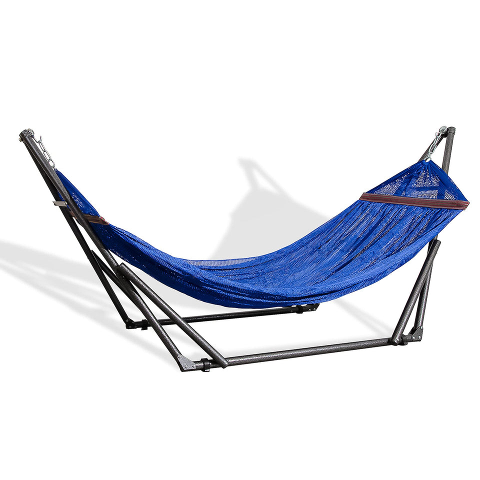 Best Home Fashion EZ Daze hammock folded for easy transport.