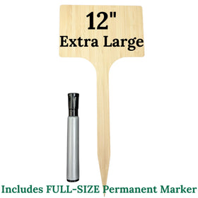 Best Pick bamboo plant labels offer a natural, chemical-free labeling option
