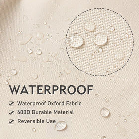 Bestalent buckle straps windproof feature secures cover during gusty weather.