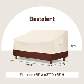 Bestalent outdoor furniture cover waterproof protects cushions from moisture and dust.