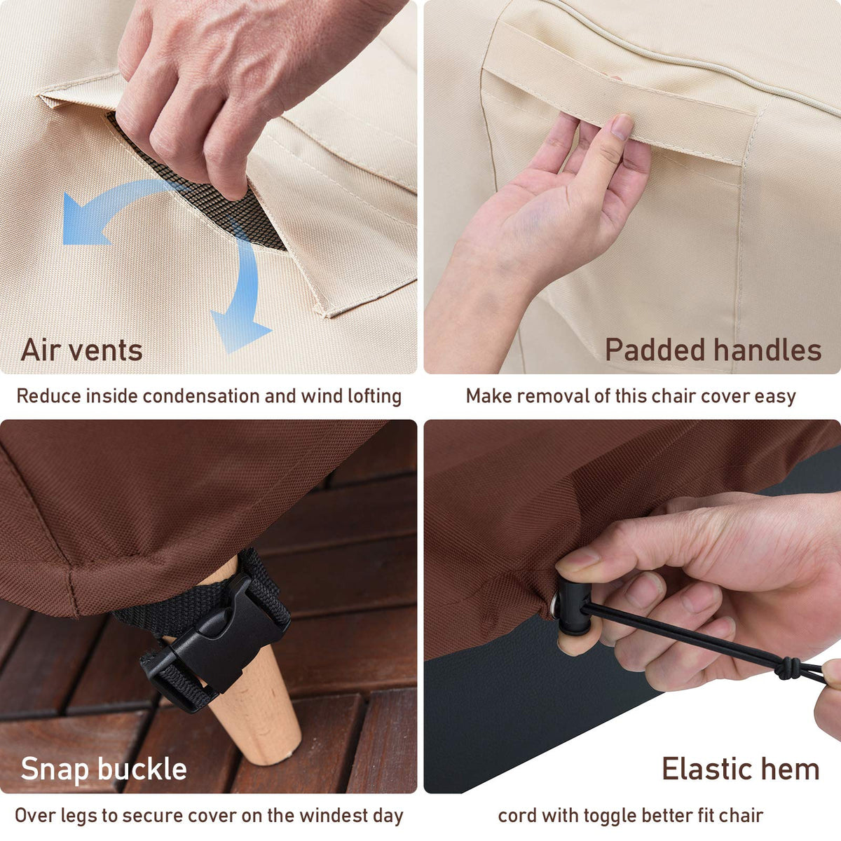 Bestalent cover with adjustable hem cord for a snug fit