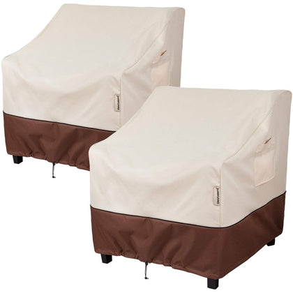 Bestalent patio chair cover waterproof in wide view protecting outdoor furniture.
