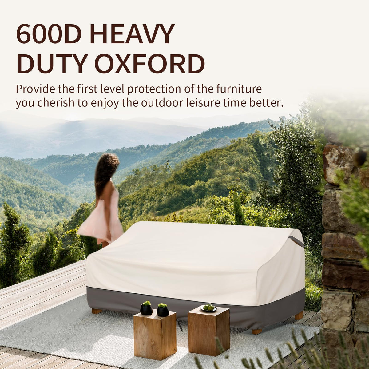 Windproof buckle system securing the Bestalent sofa cover
