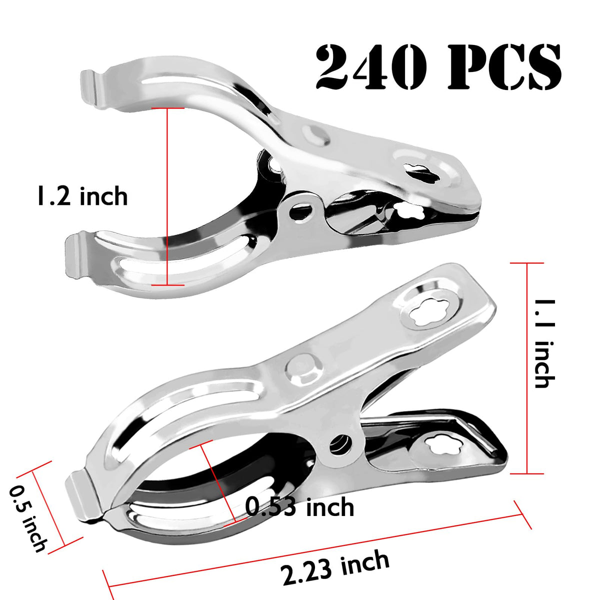 BESTEEL heavy-duty greenhouse clip with spring action gripping thick materials firmly.
