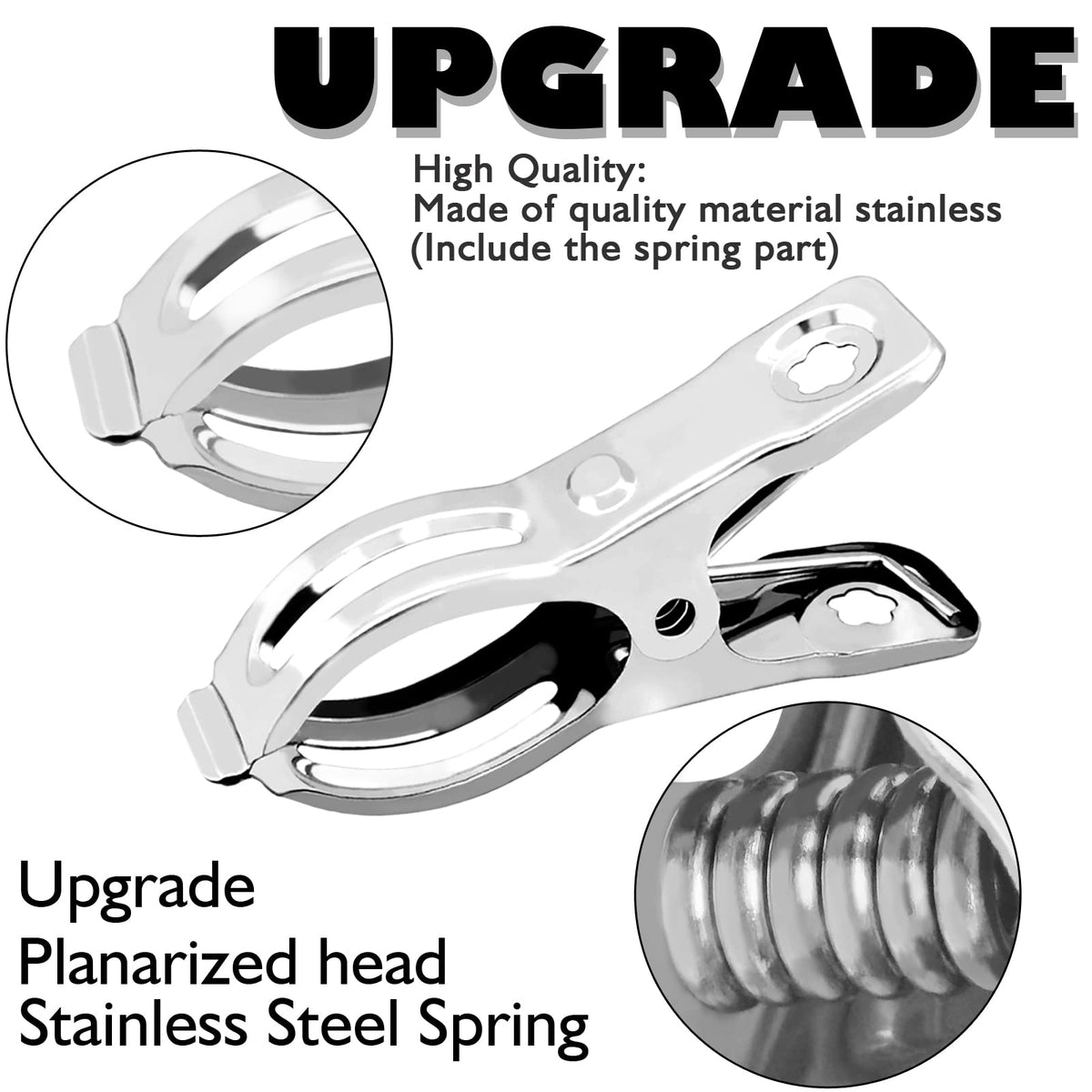 BESTEEL heavy-duty clips provide a strong grip for shade cloth.