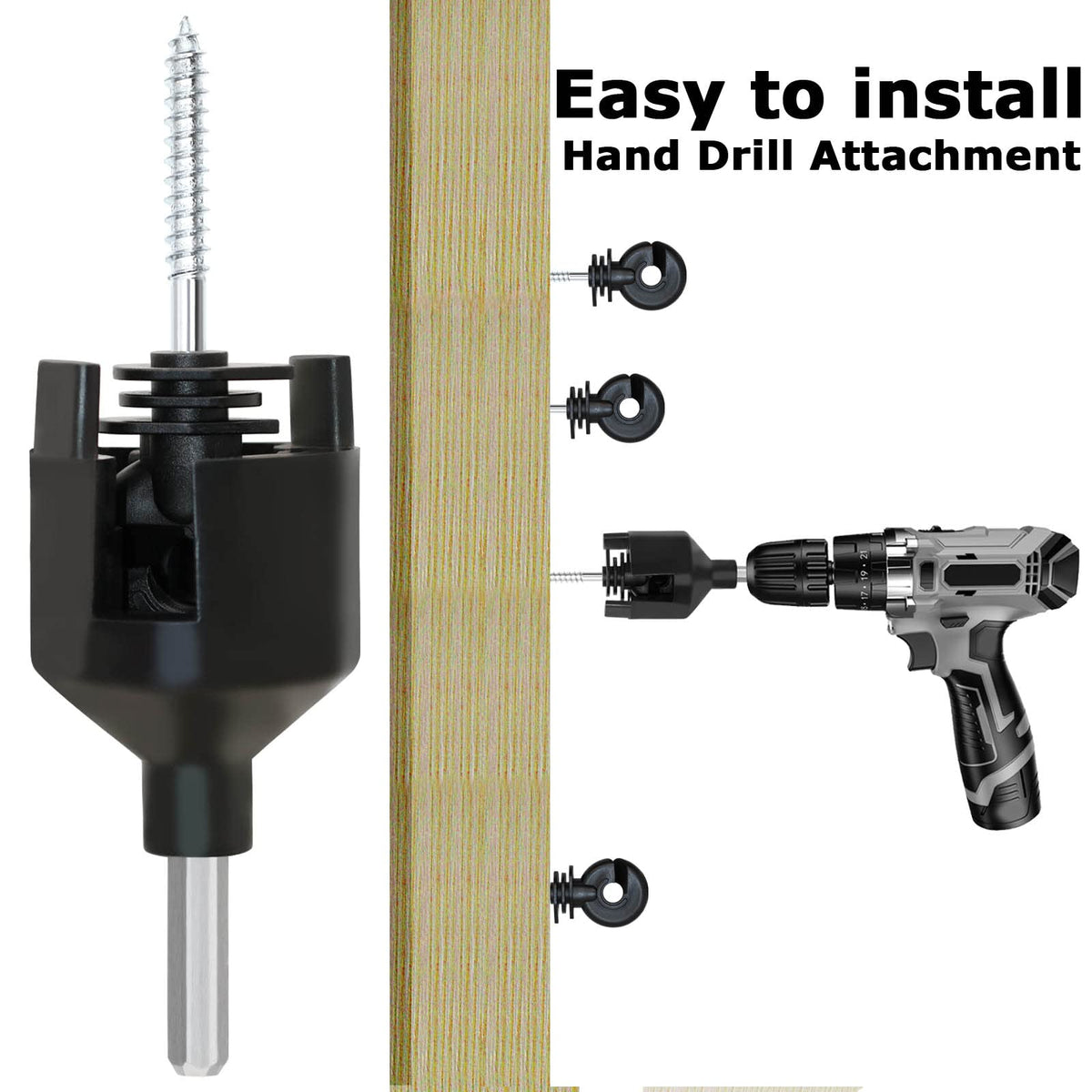 BESTEEL packaged set shows complete, ready-to-use fence insulators.