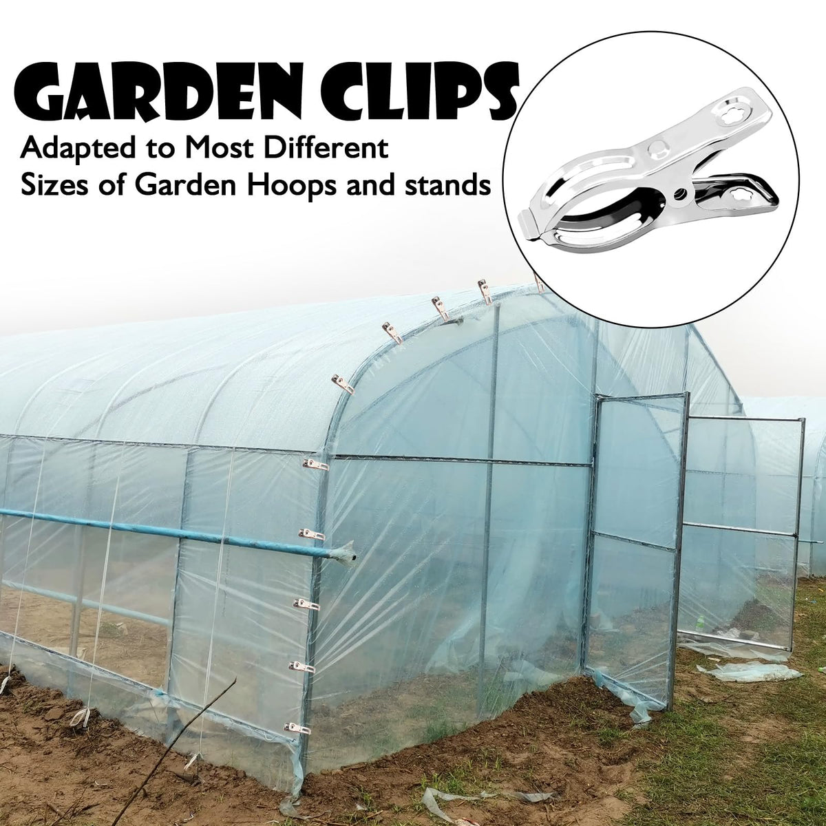 BESTEEL stainless steel clips resist rust and weather for long-lasting use.