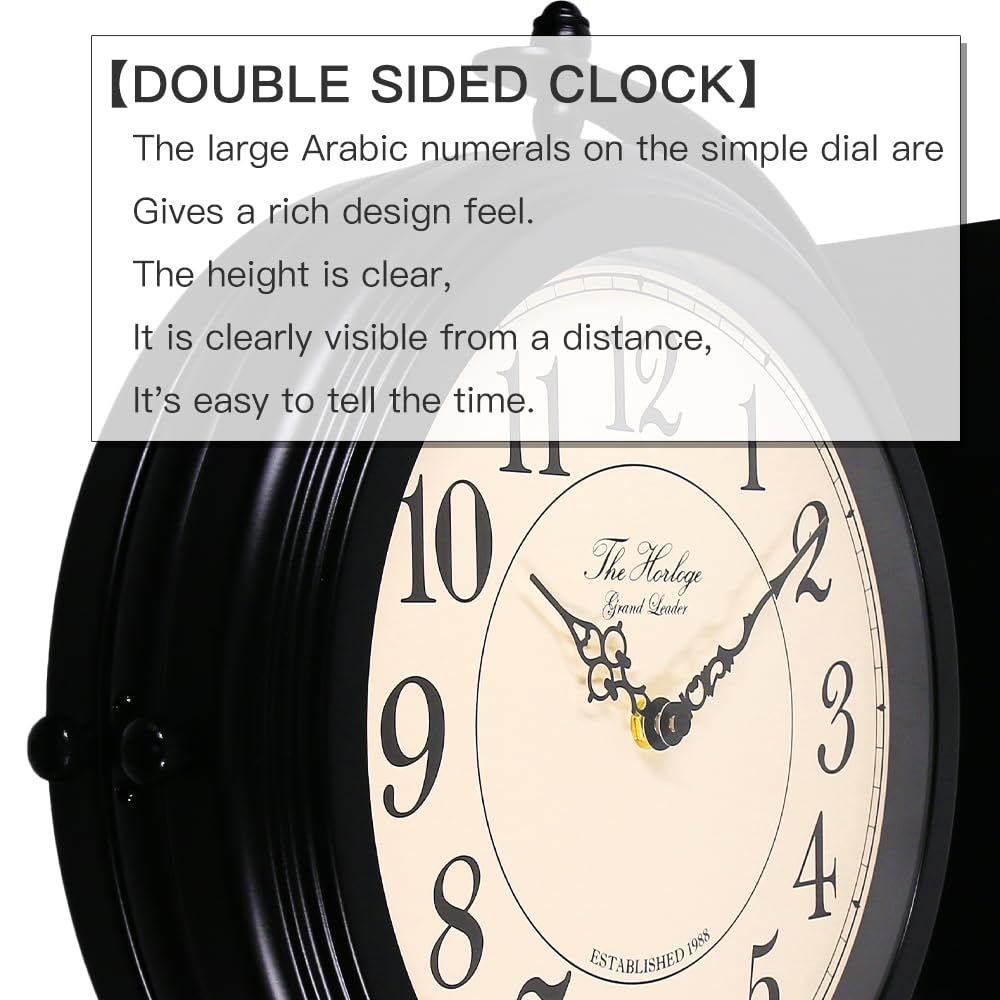 BESTIME rotatable face for easy viewing from hallways or patios.