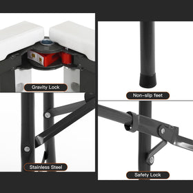 BestOffice picnic table carrying handle for simple portage.