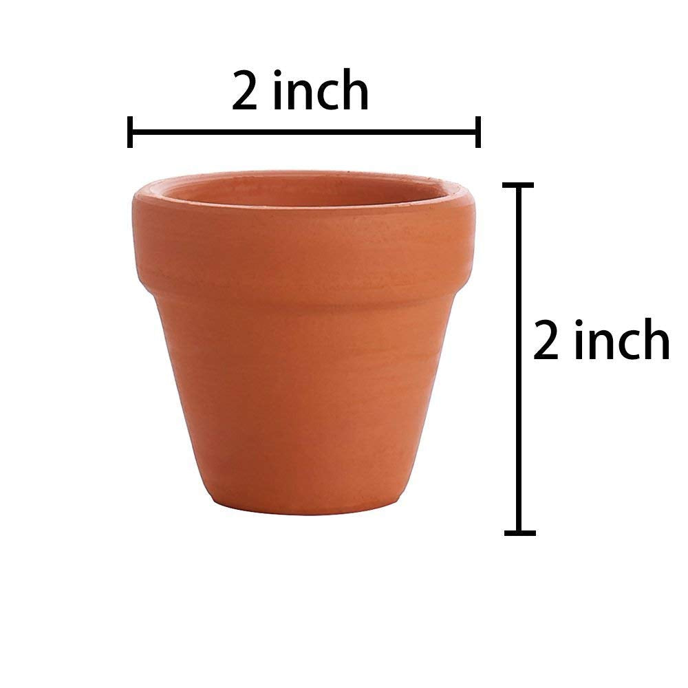 BestTOYHOME tiny planter for cacti and succulents with breathable terracotta