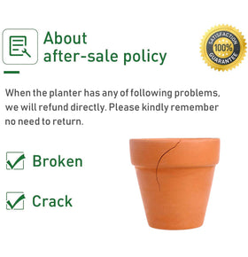 BESTTOYHOME 48-pack mini terracotta pots ready for seed starting