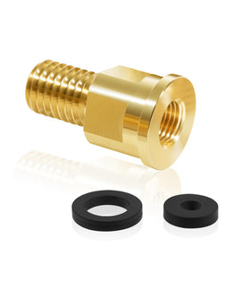 Besttruck R0557100 pressure gauge and air relief adapter on CS100 filter for precise readings